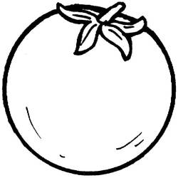 Disegno da colorare: Pomodoro (Cibo e Nutrizione) #195376 - Pagine da Colorare Stampabili Gratuite