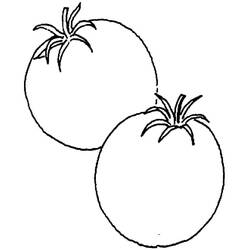 Disegno da colorare: Pomodoro (Cibo e Nutrizione) #195379 - Pagine da Colorare Stampabili Gratuite