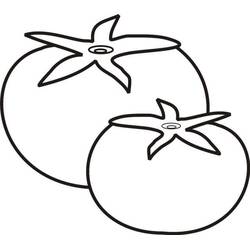 Disegno da colorare: Pomodoro (Cibo e Nutrizione) #195400 - Pagine da Colorare Stampabili Gratuite