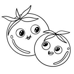 Disegno da colorare: Pomodoro (Cibo e Nutrizione) #195401 - Pagine da Colorare Stampabili Gratuite
