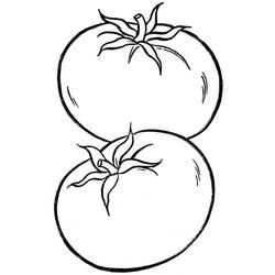 Disegno da colorare: Pomodoro (Cibo e Nutrizione) #195402 - Pagine da Colorare Stampabili Gratuite