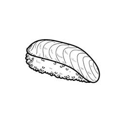 Disegni da colorare: Sushi - Pagine da Colorare Stampabili Gratuite