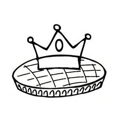 Disegno da colorare: Torta dei Re (Cibo e Nutrizione) #178376 - Pagine da Colorare Stampabili Gratuite