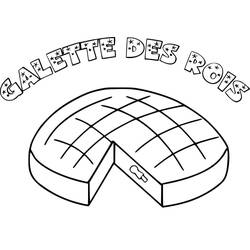 Disegno da colorare: Torta dei Re (Cibo e Nutrizione) #178379 - Pagine da Colorare Stampabili Gratuite