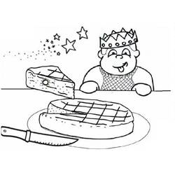 Disegno da colorare: Torta dei Re (Cibo e Nutrizione) #178380 - Pagine da Colorare Stampabili Gratuite