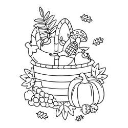 Disegno da colorare: Verdure (Cibo e Nutrizione) #212123 - Pagine da Colorare Stampabili Gratuite