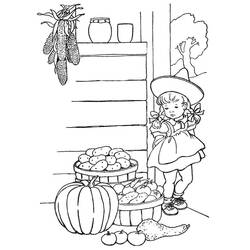 Disegno da colorare: Verdure (Cibo e Nutrizione) #212126 - Pagine da Colorare Stampabili Gratuite