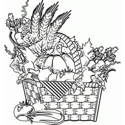 Disegno da colorare: Verdure (Cibo e Nutrizione) #212132 - Pagine da Colorare Stampabili Gratuite