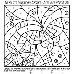 Disegno da colorare: Colora per numeri (Colora con i Numeri) #125477 - Pagine da Colorare Stampabili Gratuite