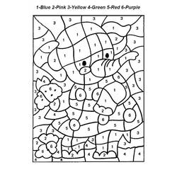 Disegno da colorare: Colora per numeri (Colora con i Numeri) #125517 - Pagine da Colorare Stampabili Gratuite