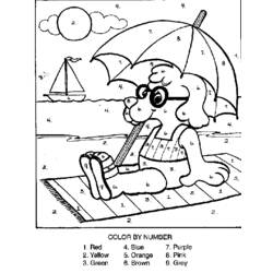 Disegno da colorare: Colora per numeri (Colora con i Numeri) #125532 - Pagine da Colorare Stampabili Gratuite