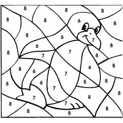 Disegno da colorare: Colora per numeri (Colora con i Numeri) #125681 - Pagine da Colorare Stampabili Gratuite