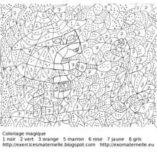 Disegni da colorare: Colora per numeri - Pagine da Colorare Stampabili Gratuite