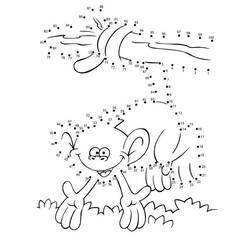 Disegno da colorare: Colorare da Punto a Punto (Colora con i Numeri) #125855 - Pagine da Colorare Stampabili Gratuite