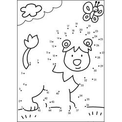 Disegno da colorare: Colorare da Punto a Punto (Colora con i Numeri) #126004 - Pagine da Colorare Stampabili Gratuite