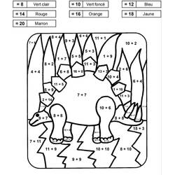 Disegno da colorare: Colorazione Magica 1ª Classe (Colora con i Numeri) #178229 - Pagine da Colorare Stampabili Gratuite