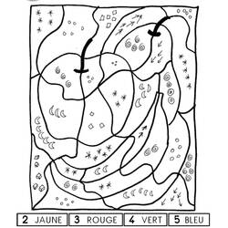 Disegno da colorare: Colorazione Magica 1ª Classe (Colora con i Numeri) #178287 - Pagine da Colorare Stampabili Gratuite