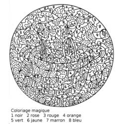 Disegno da colorare: Colorazione Magica (Colora con i Numeri) #126131 - Pagine da Colorare Stampabili Gratuite