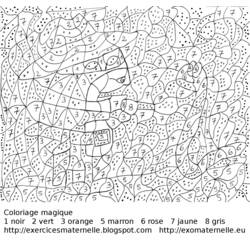 Disegno da colorare: Colorazione Magica (Colora con i Numeri) #126168 - Pagine da Colorare Stampabili Gratuite