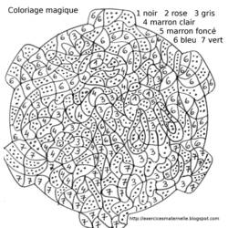 Disegno da colorare: Colorazione Magica (Colora con i Numeri) #126188 - Pagine da Colorare Stampabili Gratuite