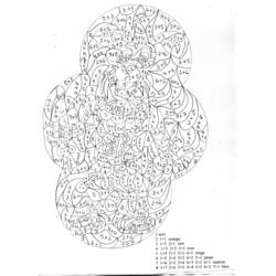 Disegno da colorare: Colorazione Magica (Colora con i Numeri) #126217 - Pagine da Colorare Stampabili Gratuite