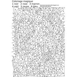 Disegno da colorare: Colorazione Magica (Colora con i Numeri) #126225 - Pagine da Colorare Stampabili Gratuite