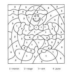 Disegno da colorare: Colorazione Magica (Colora con i Numeri) #126262 - Pagine da Colorare Stampabili Gratuite