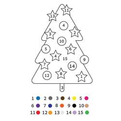 Disegno da colorare: Colorazione Magica 2ª Classe (Colora con i Numeri) #178335 - Pagine da Colorare Stampabili Gratuite