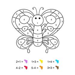 Disegno da colorare: Colorazione Magica 2ª Classe (Colora con i Numeri) #178339 - Pagine da Colorare Stampabili Gratuite
