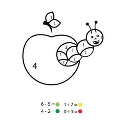 Disegno da colorare: Colorazione Magica 2ª Classe (Colora con i Numeri) #178341 - Pagine da Colorare Stampabili Gratuite