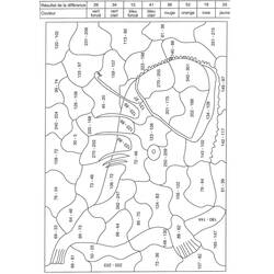 Disegno da colorare: Colorazione Magica 2ª Classe (Colora con i Numeri) #178351 - Pagine da Colorare Stampabili Gratuite