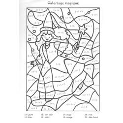 Disegno da colorare: Colorazione Magica 2ª Classe (Colora con i Numeri) #178353 - Pagine da Colorare Stampabili Gratuite