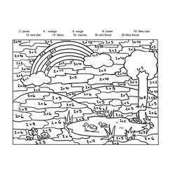 Disegno da colorare: Colorazione Magica 2ª Classe (Colora con i Numeri) #178358 - Pagine da Colorare Stampabili Gratuite