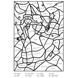 Disegni da colorare: Colorazione Magica 4ª Classe - Pagine da Colorare Stampabili Gratuite