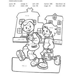 Disegno da colorare: Colorazione Magica 4ª Classe (Colora con i Numeri) #178386 - Pagine da Colorare Stampabili Gratuite