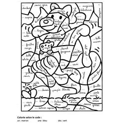 Disegno da colorare: Colorazione Magica 4ª Classe (Colora con i Numeri) #178389 - Pagine da Colorare Stampabili Gratuite