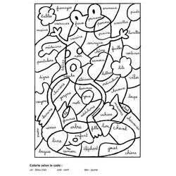 Disegno da colorare: Colorazione Magica 4ª Classe (Colora con i Numeri) #178392 - Pagine da Colorare Stampabili Gratuite