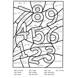 Disegno da colorare: Colorazione Magica 4ª Classe (Colora con i Numeri) #178394 - Pagine da Colorare Stampabili Gratuite