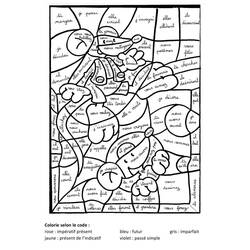 Disegno da colorare: Colorazione Magica 4ª Classe (Colora con i Numeri) #178395 - Pagine da Colorare Stampabili Gratuite