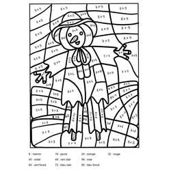 Disegno da colorare: Colorazione Magica 4ª Classe (Colora con i Numeri) #178402 - Pagine da Colorare Stampabili Gratuite