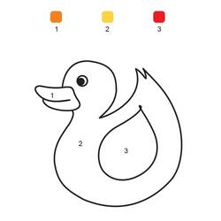 Disegno da colorare: Colorazione Magica Asilo (Colora con i Numeri) #201529 - Pagine da Colorare Stampabili Gratuite