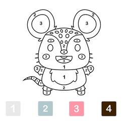 Disegno da colorare: Colorazione Magica Asilo (Colora con i Numeri) #201531 - Pagine da Colorare Stampabili Gratuite