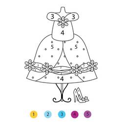 Disegno da colorare: Colorazione Magica Asilo (Colora con i Numeri) #201552 - Pagine da Colorare Stampabili Gratuite