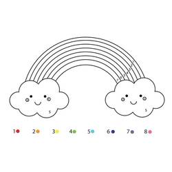 Disegno da colorare: Colorazione Magica Asilo (Colora con i Numeri) #201554 - Pagine da Colorare Stampabili Gratuite