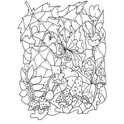 Disegno da colorare: Fiori Colora con i Numeri (Colora con i Numeri) #177988 - Pagine da Colorare Stampabili Gratuite
