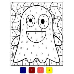 Disegno da colorare: Halloween Magico (Colora con i Numeri) #198017 - Pagine da Colorare Stampabili Gratuite