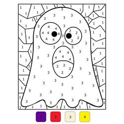 Disegno da colorare: Halloween Magico (Colora con i Numeri) #198018 - Pagine da Colorare Stampabili Gratuite