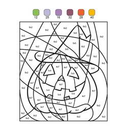 Disegno da colorare: Halloween Magico (Colora con i Numeri) #198022 - Pagine da Colorare Stampabili Gratuite