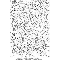 Disegno da colorare: Magico Asilo (Colora con i Numeri) #180157 - Pagine da Colorare Stampabili Gratuite
