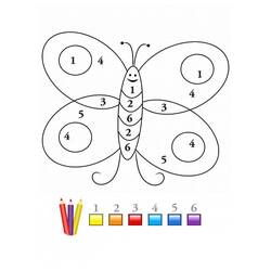 Disegno da colorare: Magico Asilo (Colora con i Numeri) #180175 - Pagine da Colorare Stampabili Gratuite